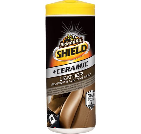 ARMOR ALL Shield +Ceramic Leather Wipes (24 Tücher)