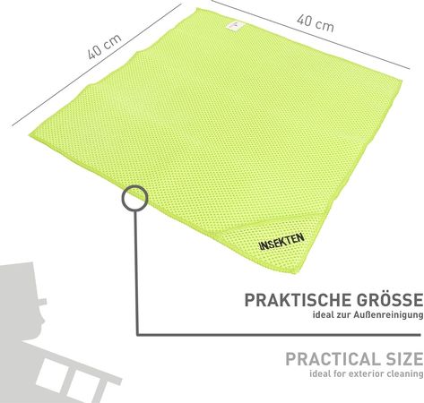 NIGRIN Microfaser-Tuch Insekten 400mm x 400mm